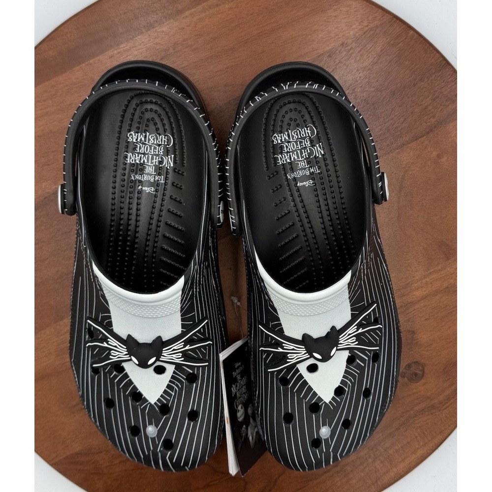 CROCS Nightmare Before Christmas Clogs Jack Skellington Disney Unisex ‎ M10/W12 - Picture 5 of 11